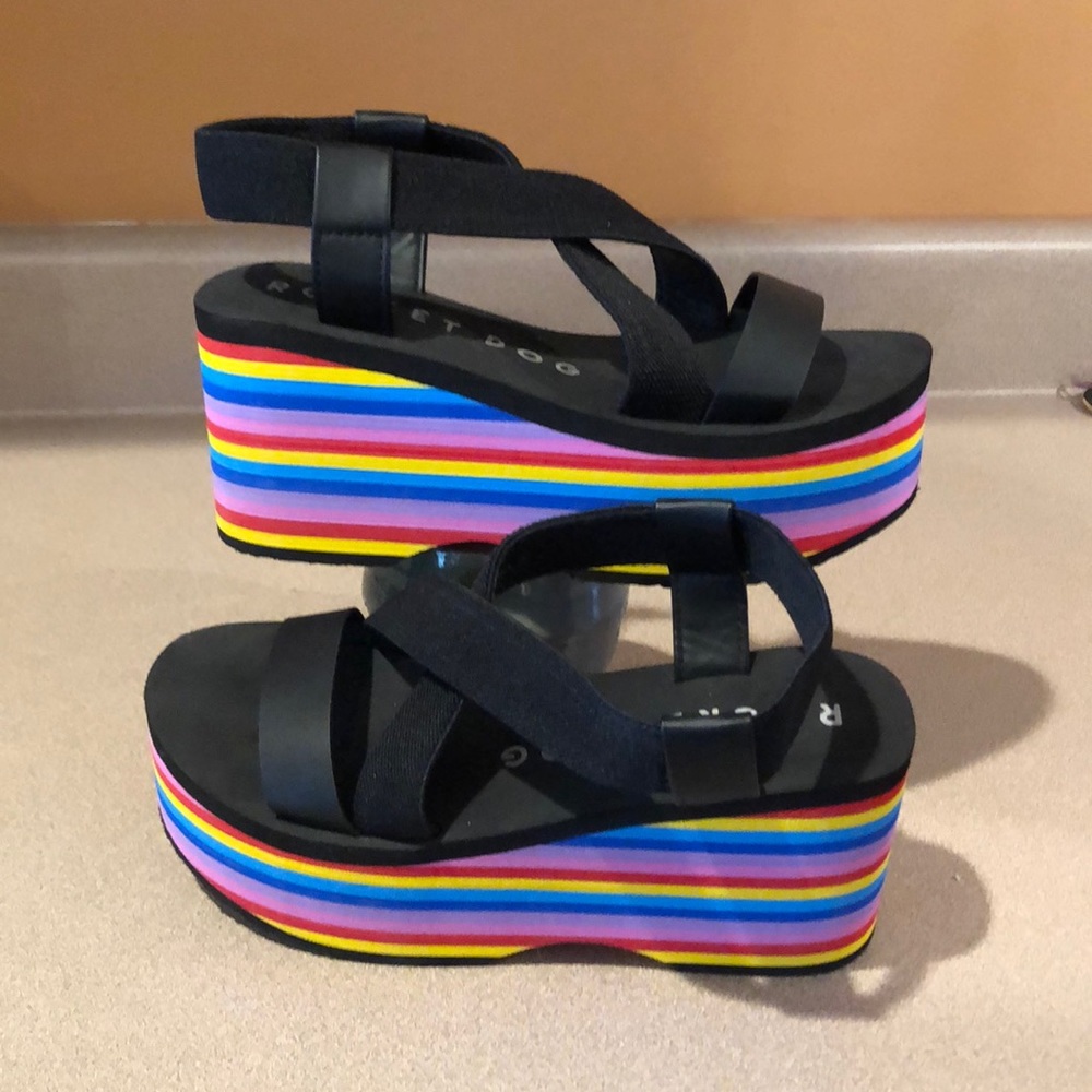 Brand new Rocket dog midwedge ladies size 6 TTS